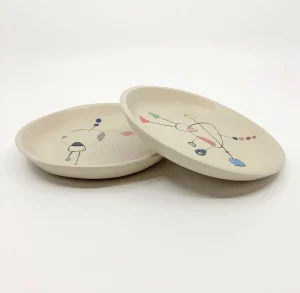 deux petites assiettes - collection géométrik