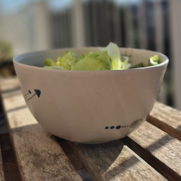 Salabol Géometrik en céramique artisanale